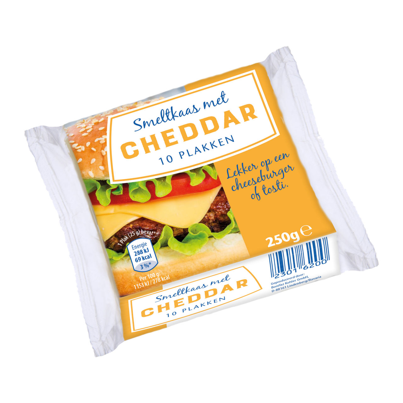 Smeltkaas met cheddar