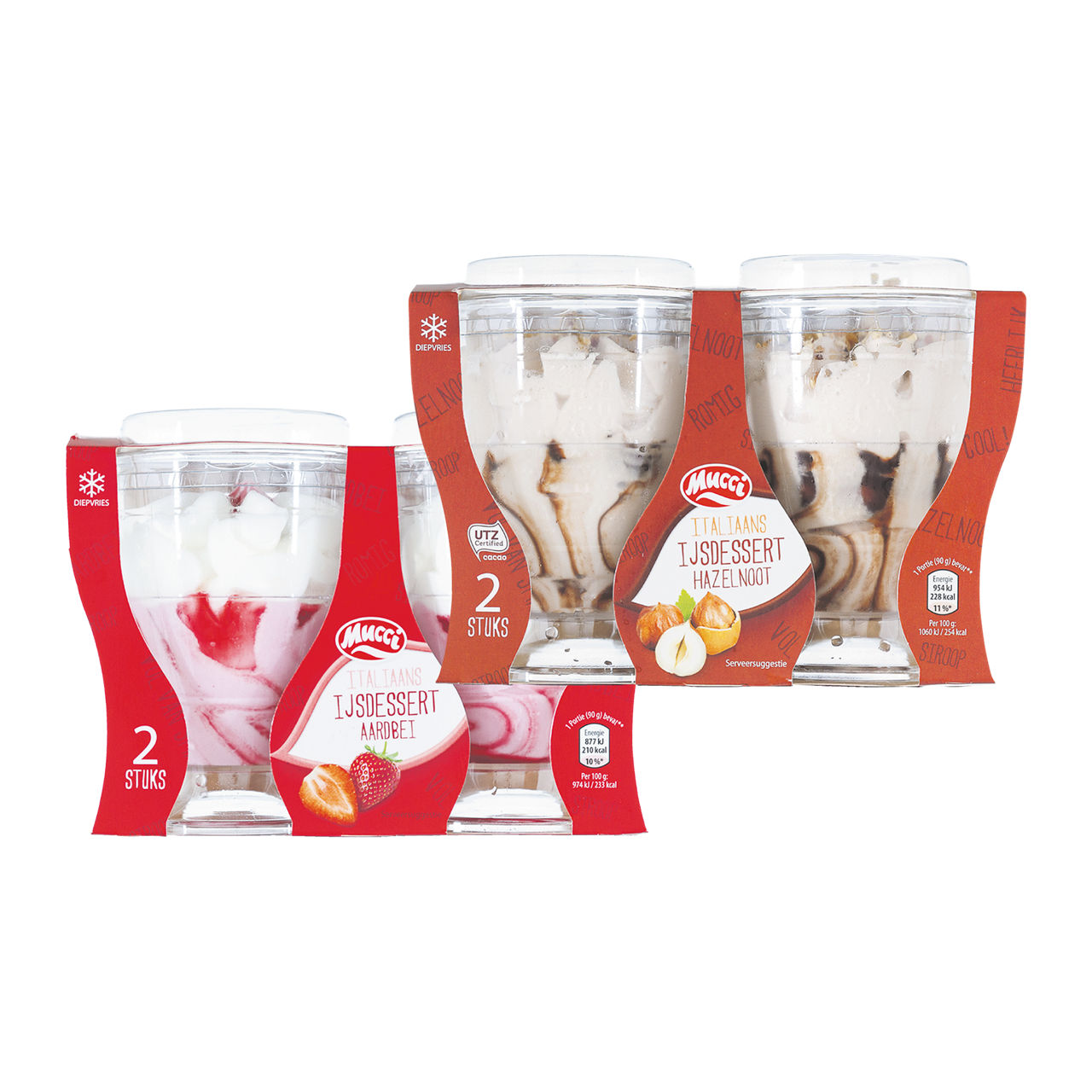 Italiaans ijsdessert