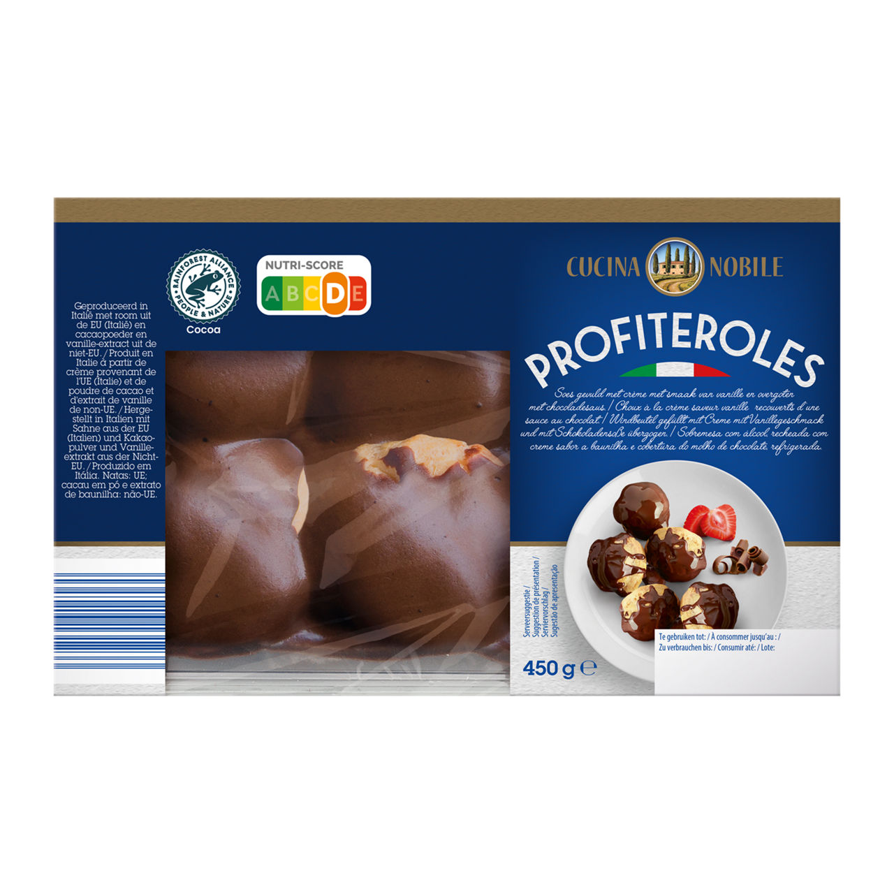 Profiteroles of tiramisu
