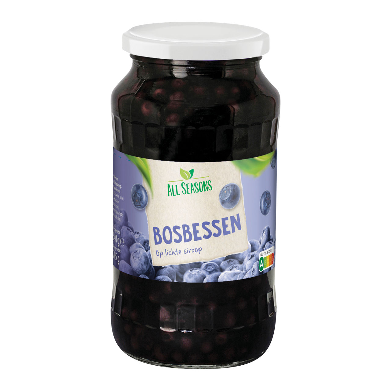 Bosbessen op siroop