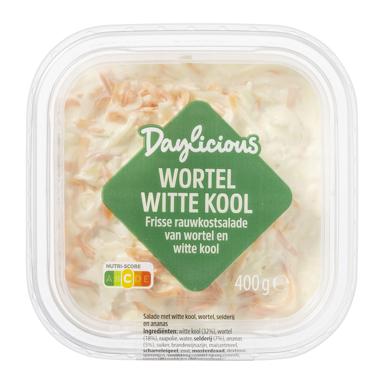 Rauwkostsalade wortel-witte kool