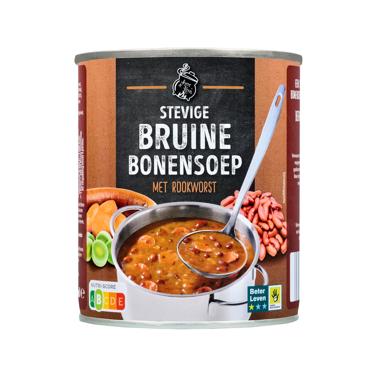 Bruine bonensoep
