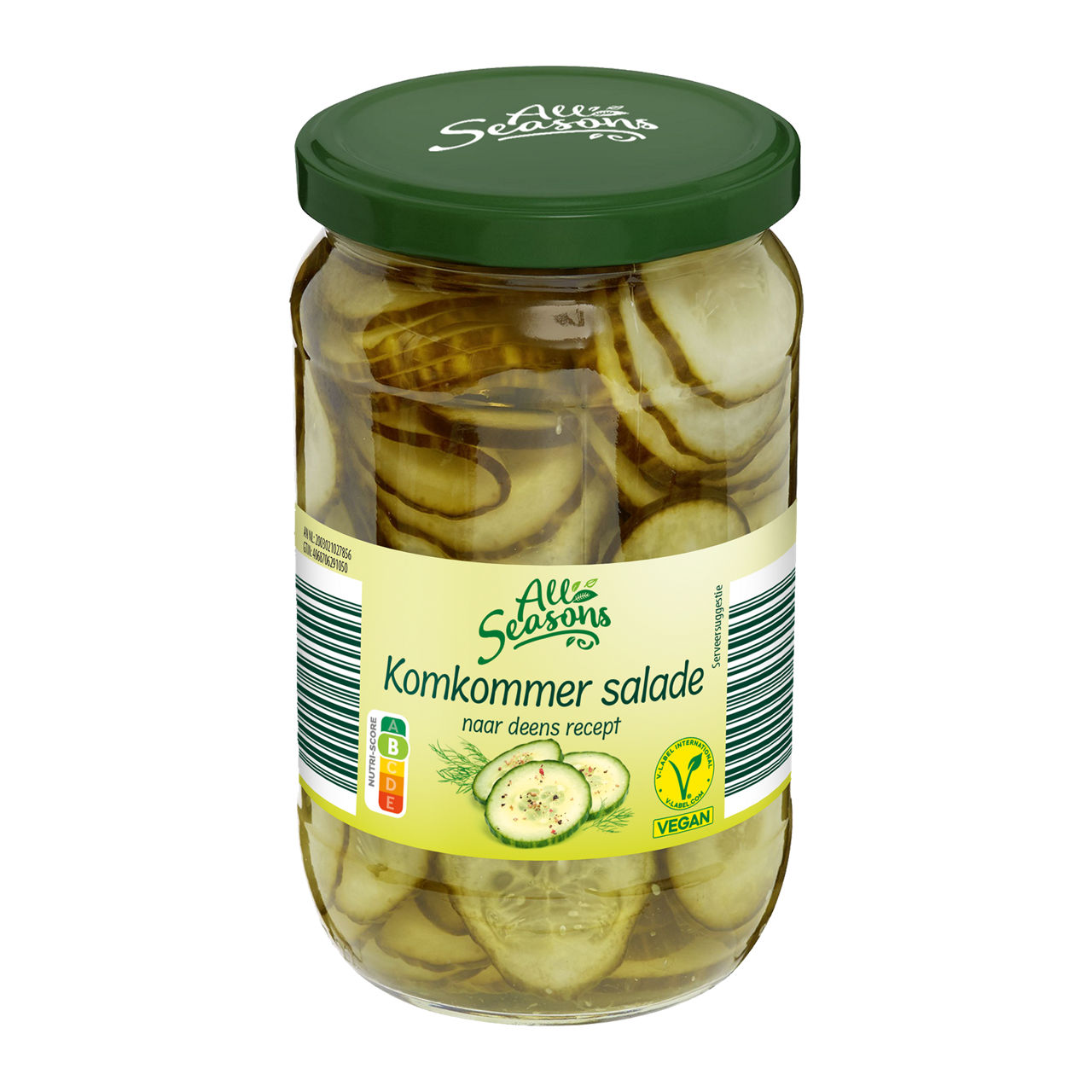 Deense komkommersalade
