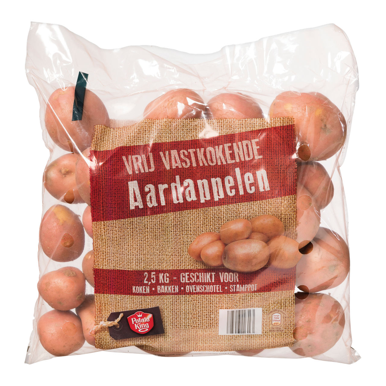 Vrij vastkokende aardappelen