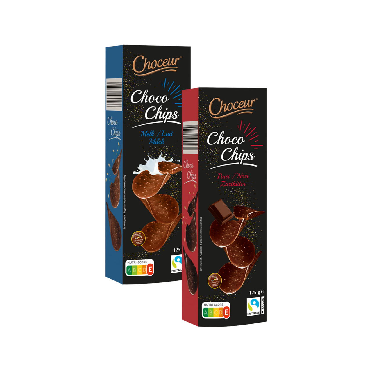 Belgische chocoladeblaadjes