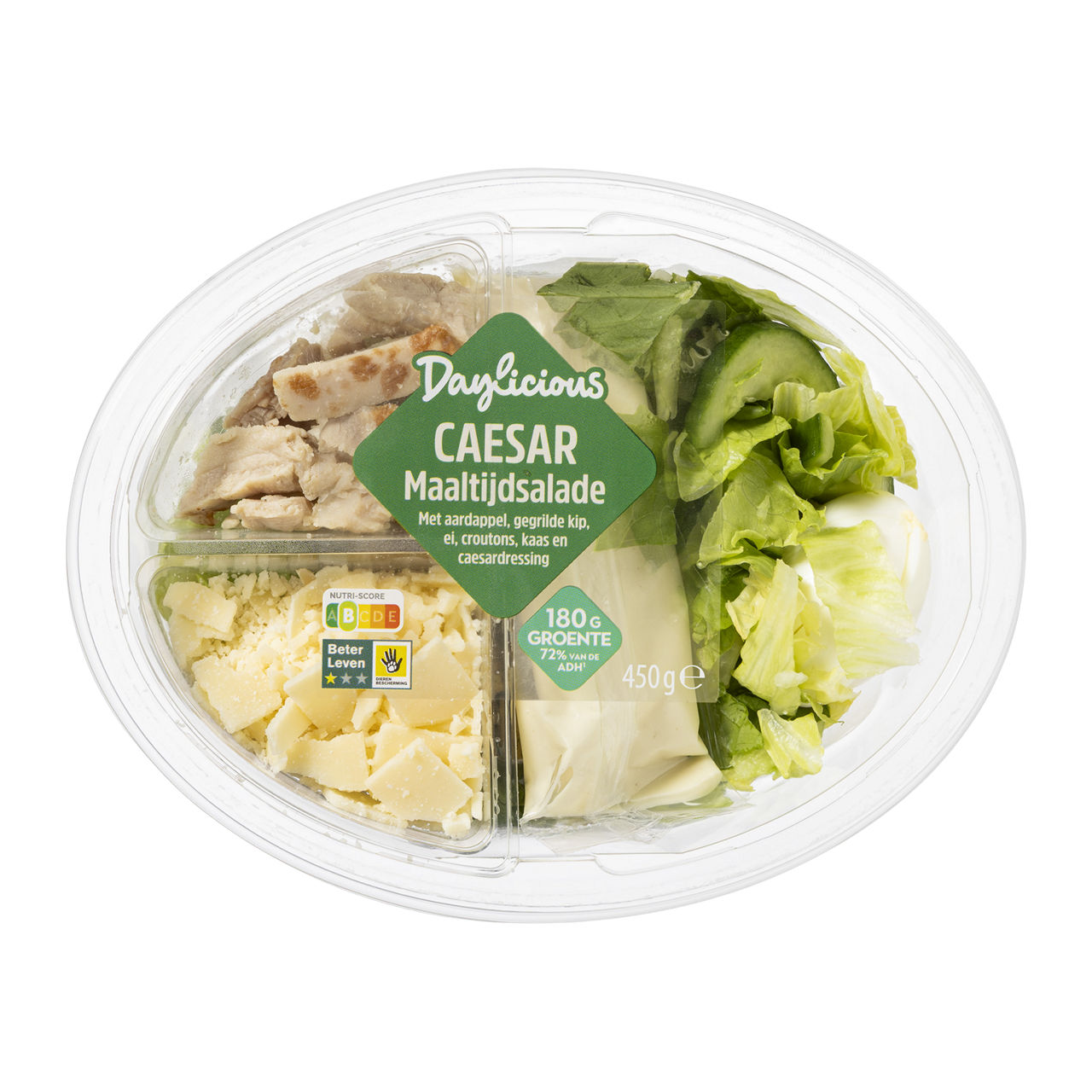 Maaltijdsalade kip Caesar