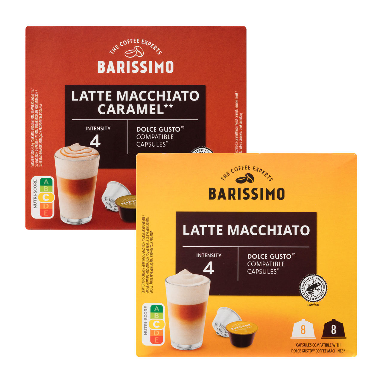 Dolce Gusto compatible cups latte macchiato