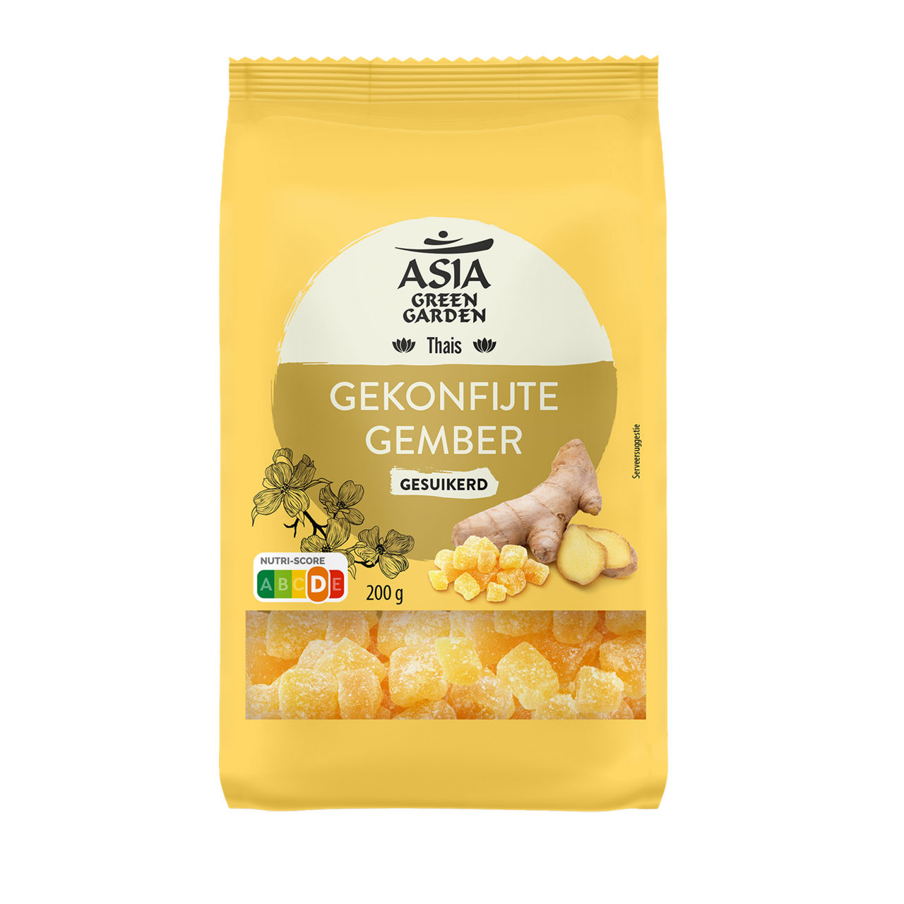 Gekonfijte gember