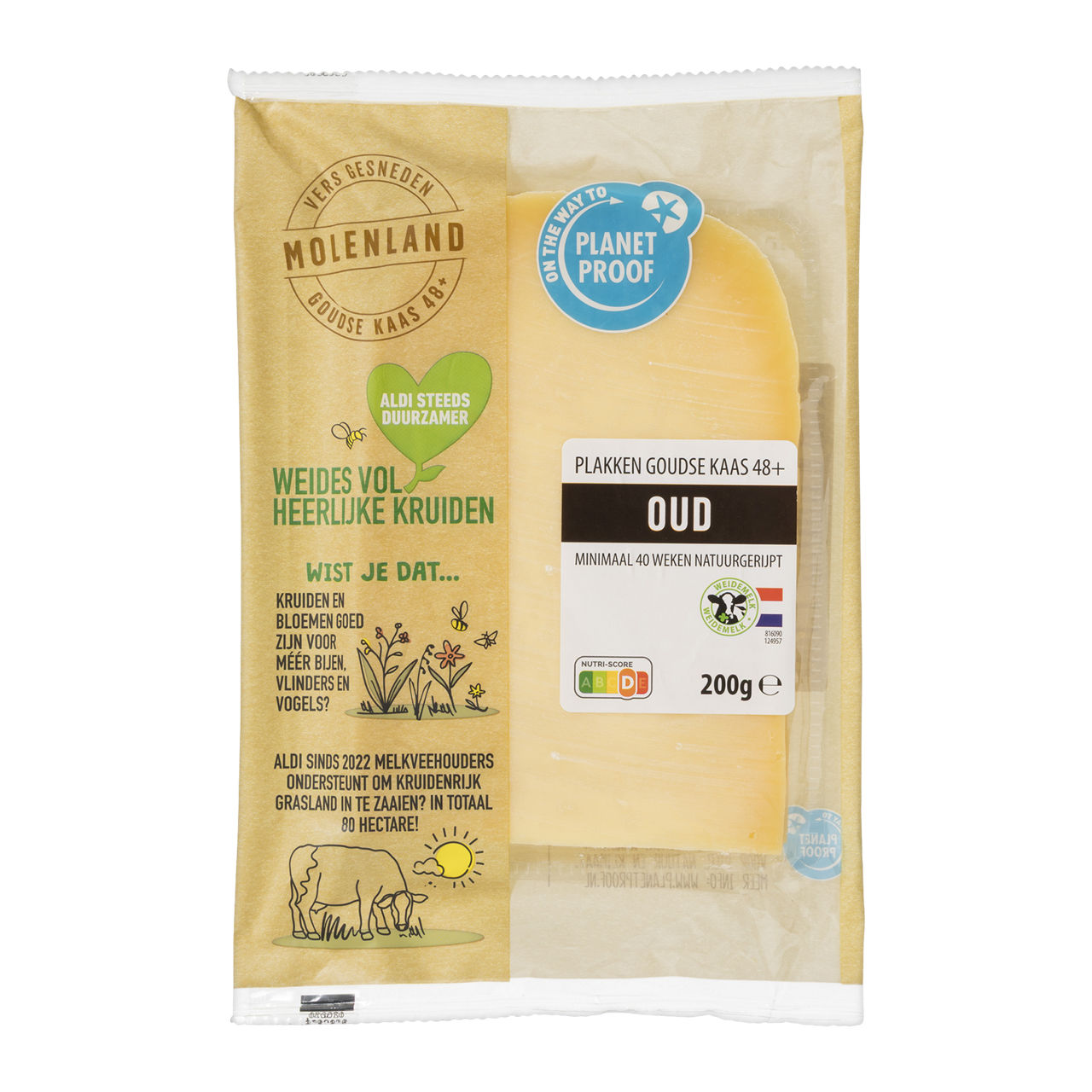 Goudse kaas 48+ plakken oud