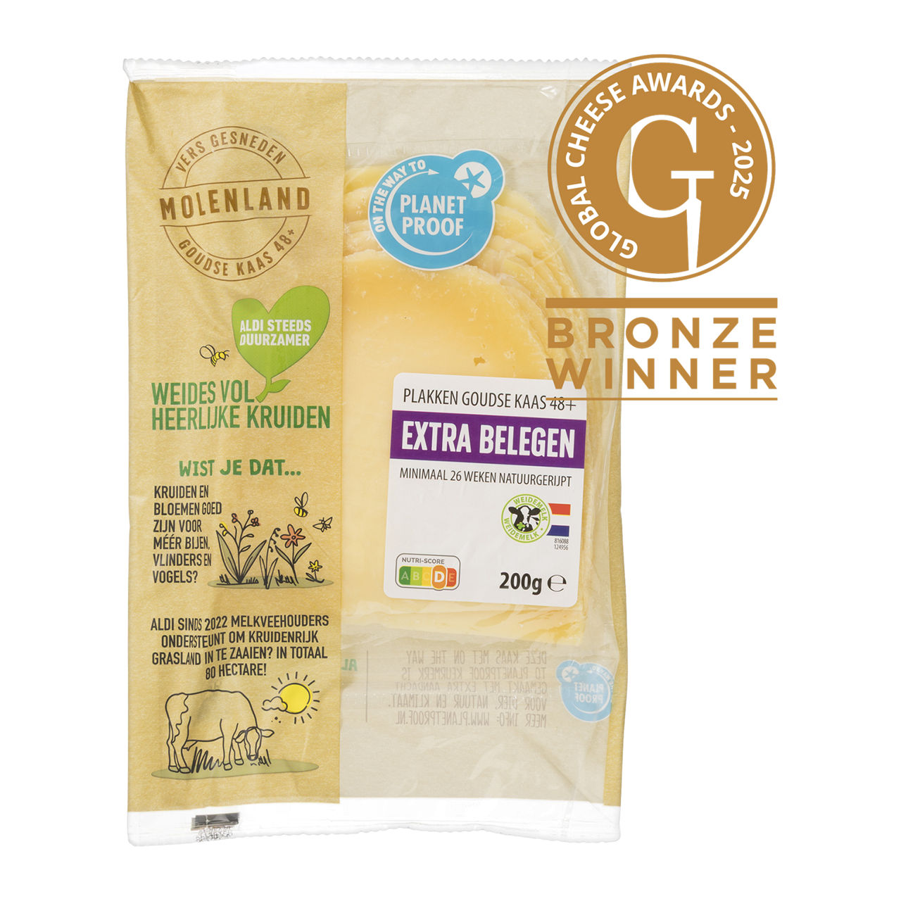 Goudse kaas 48+ extra belegen