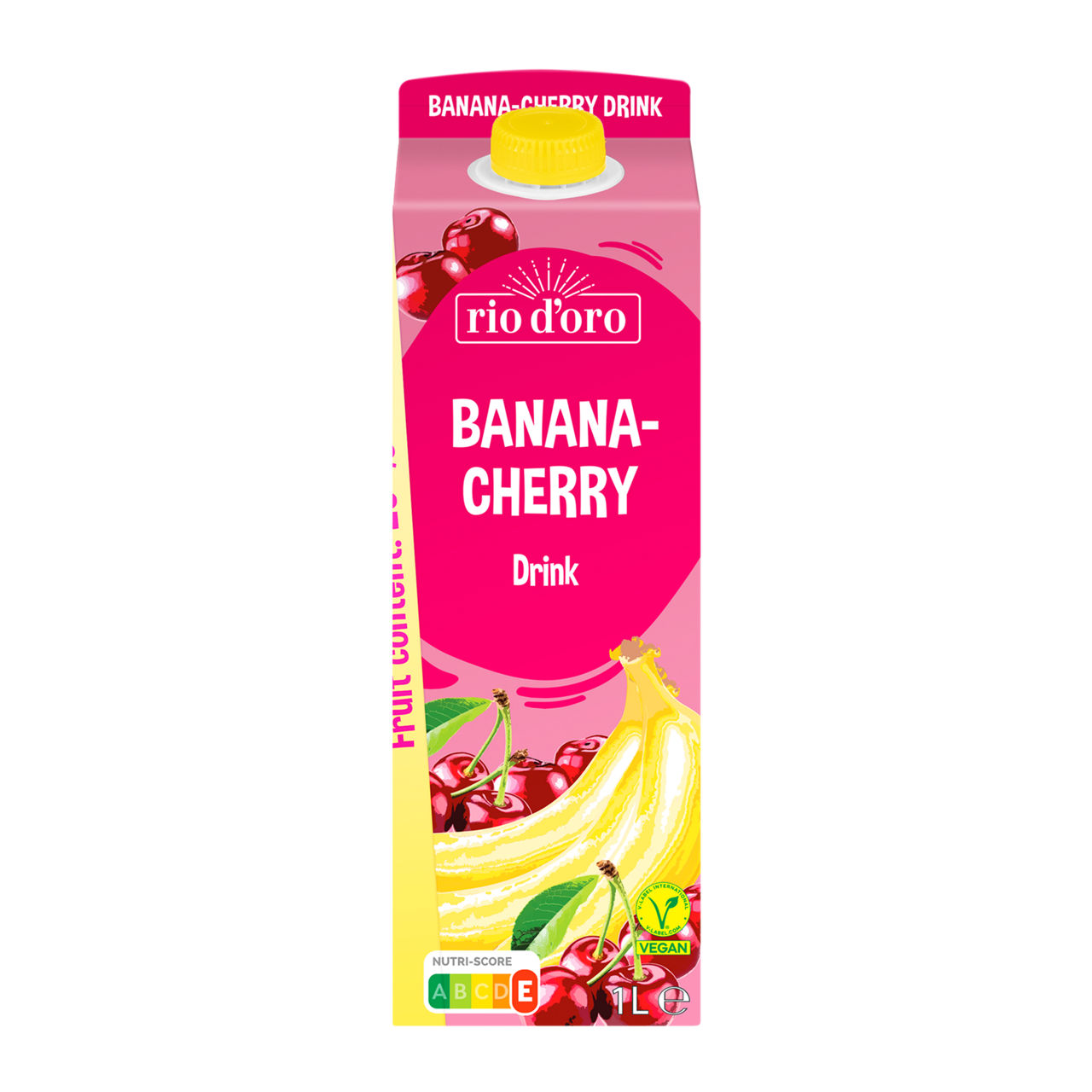 Banana-cherry drink