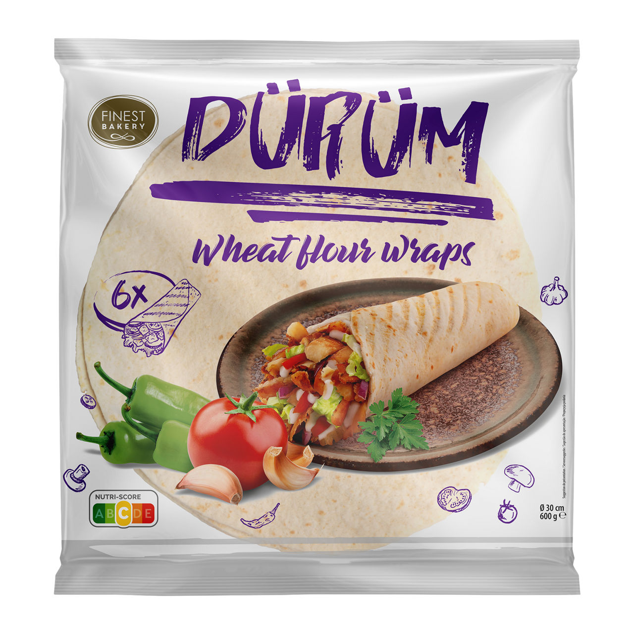 Dürüm tarwewraps