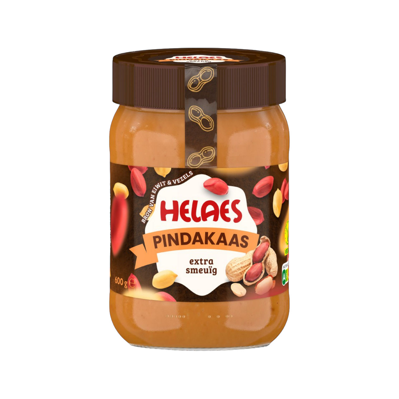HELAES Pindakaas extra smeuïg 600 g