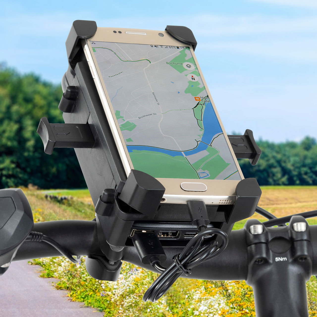 Fiets-smartphonehouder