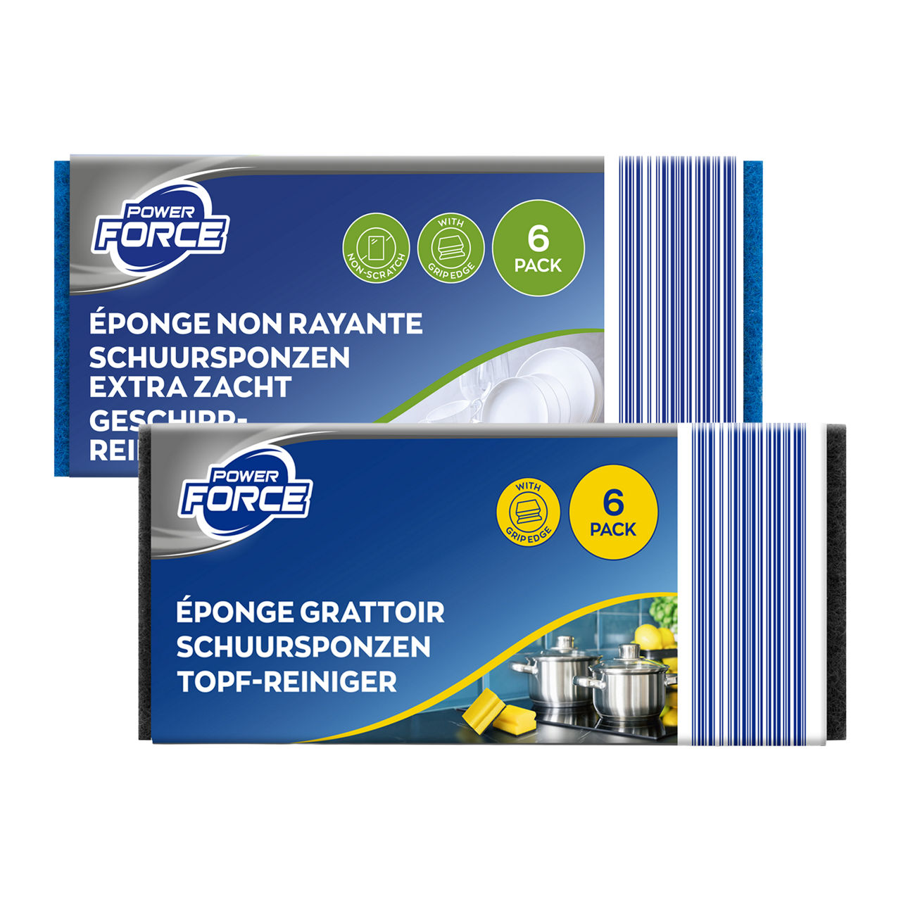 6-pack schuursponzen