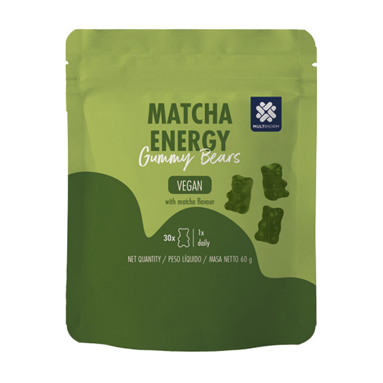 Matcha energy gummy bears