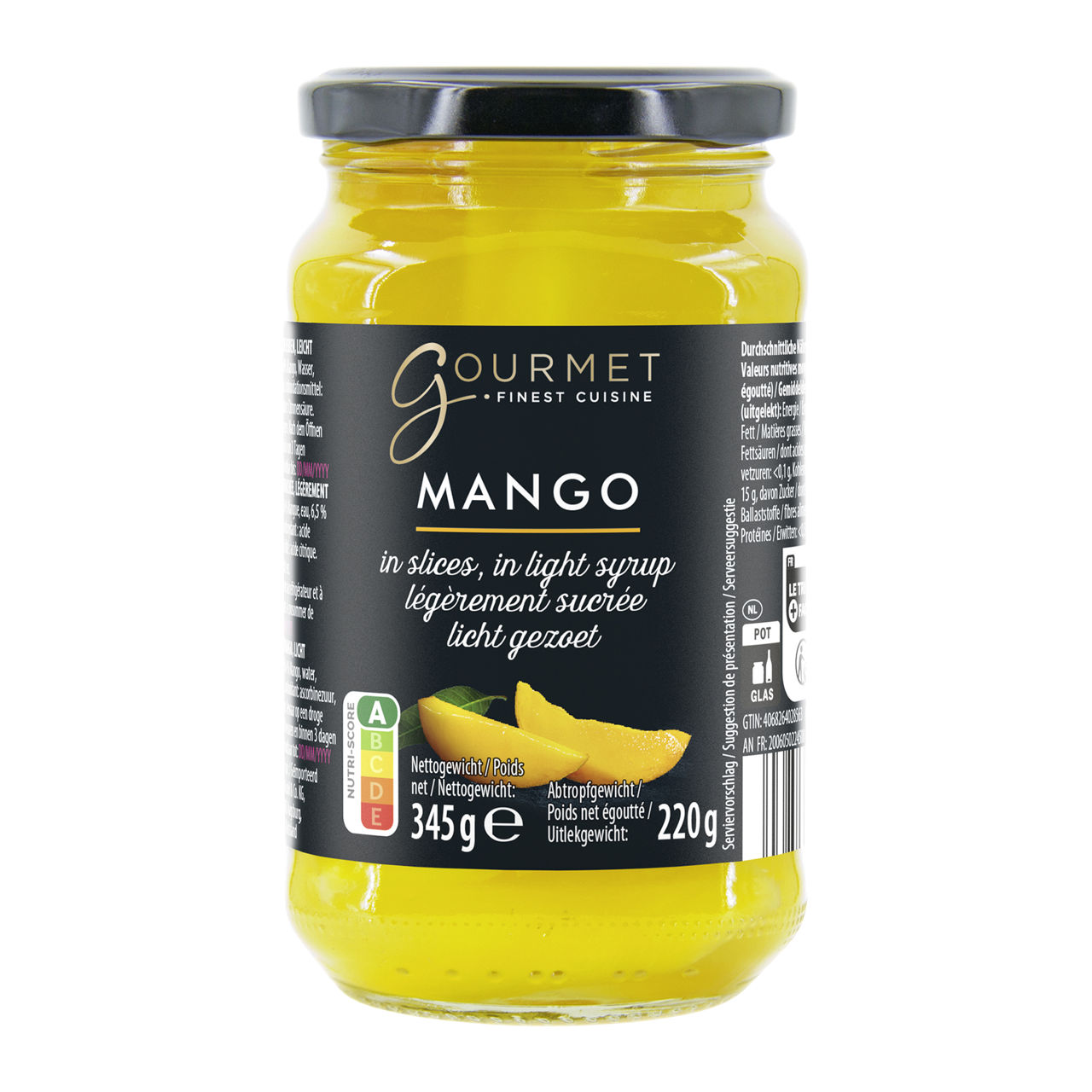 Mango-plakjes