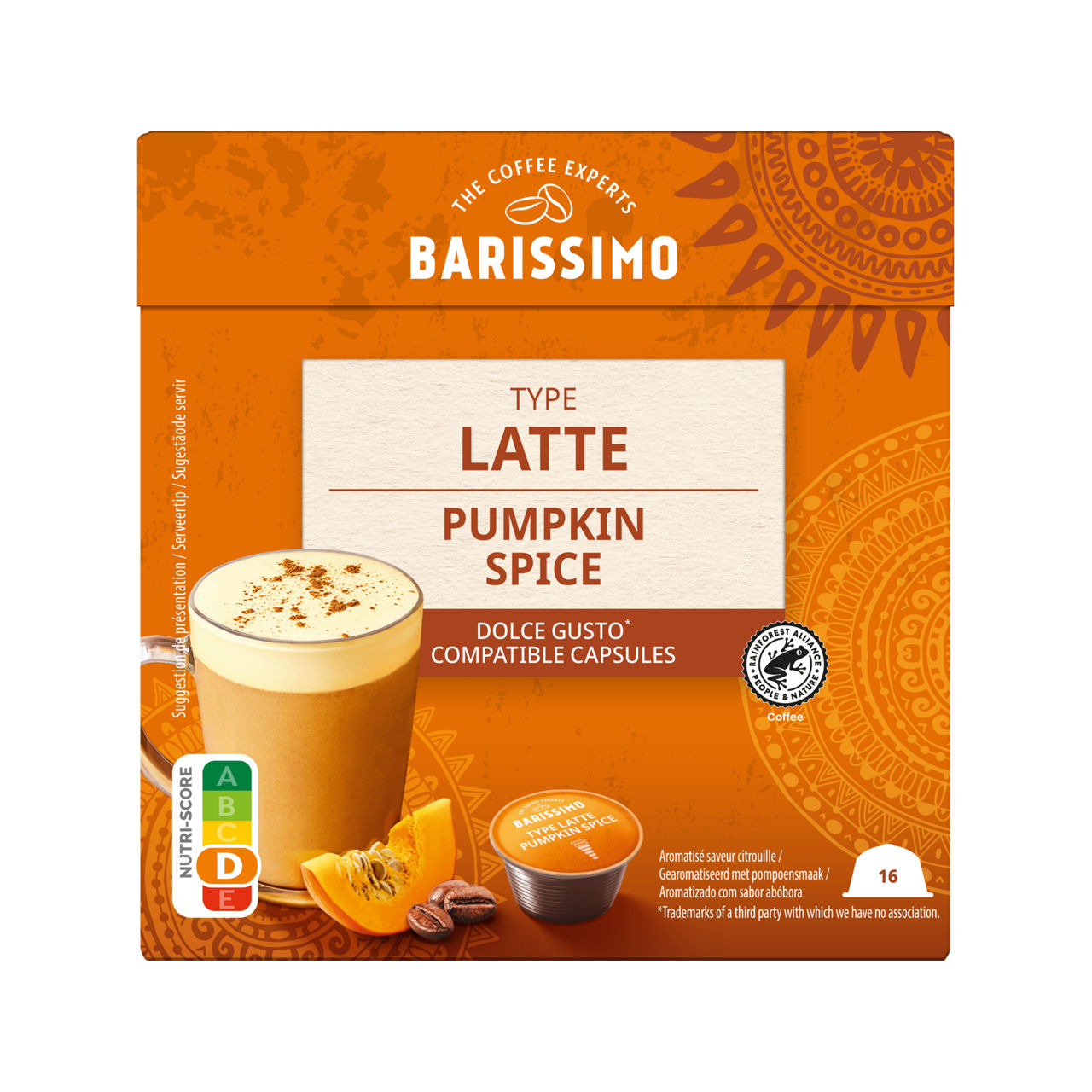 Koffiecapsules pumpkin spice latte