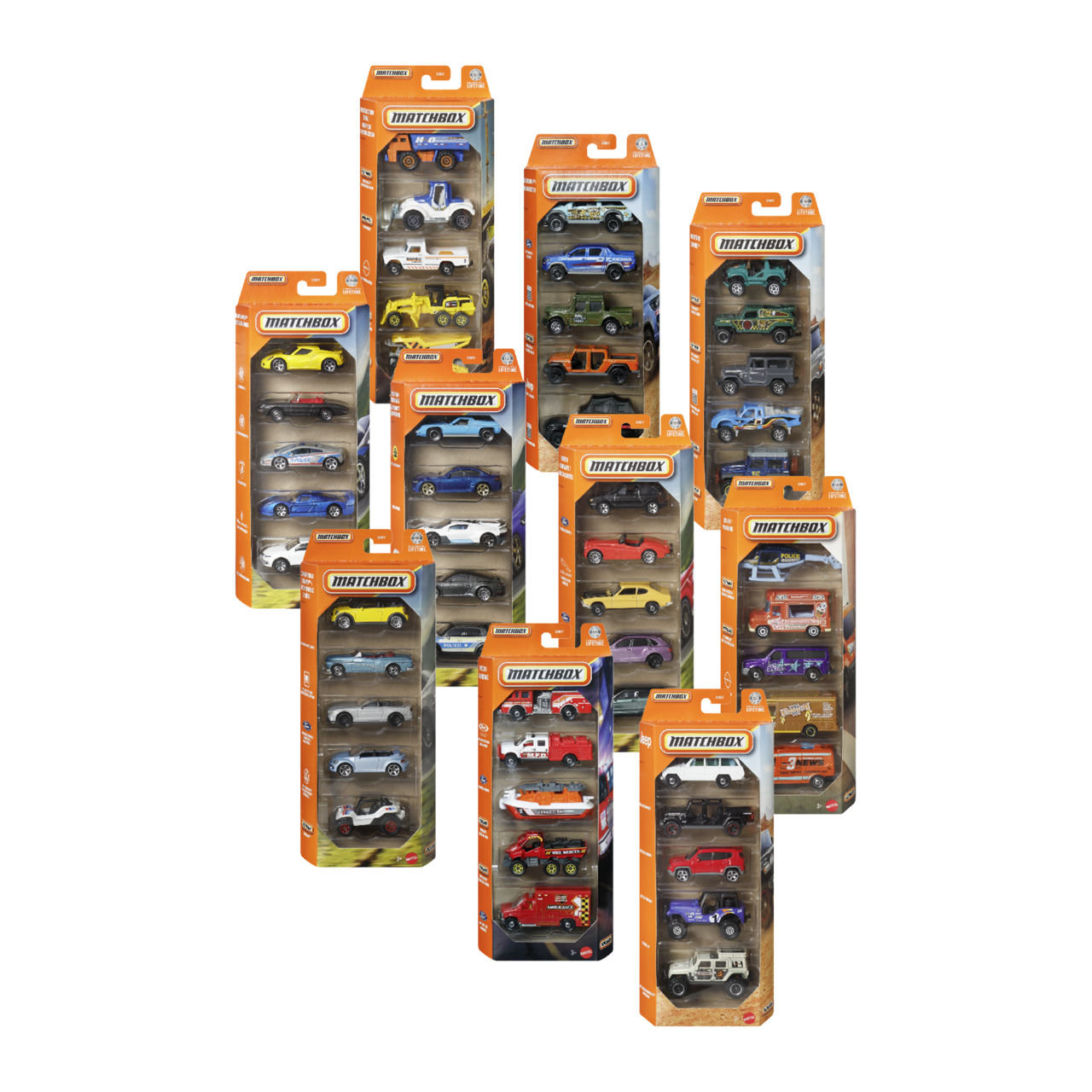 5-delige autoset