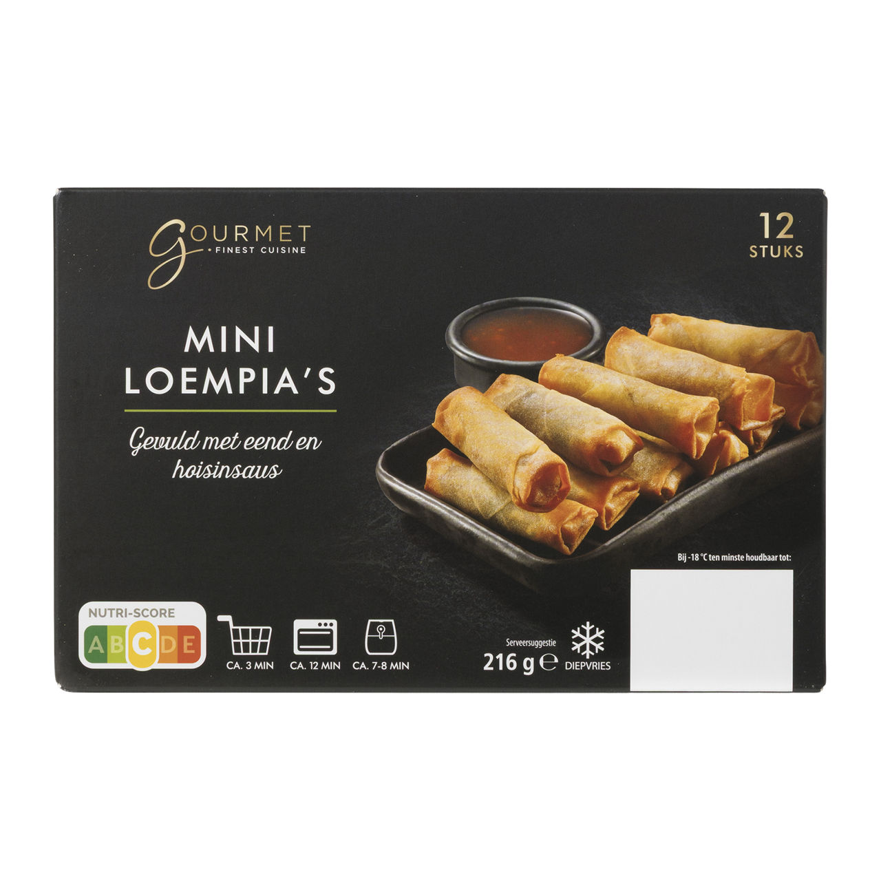 Mini-loempia's eend & hoisin