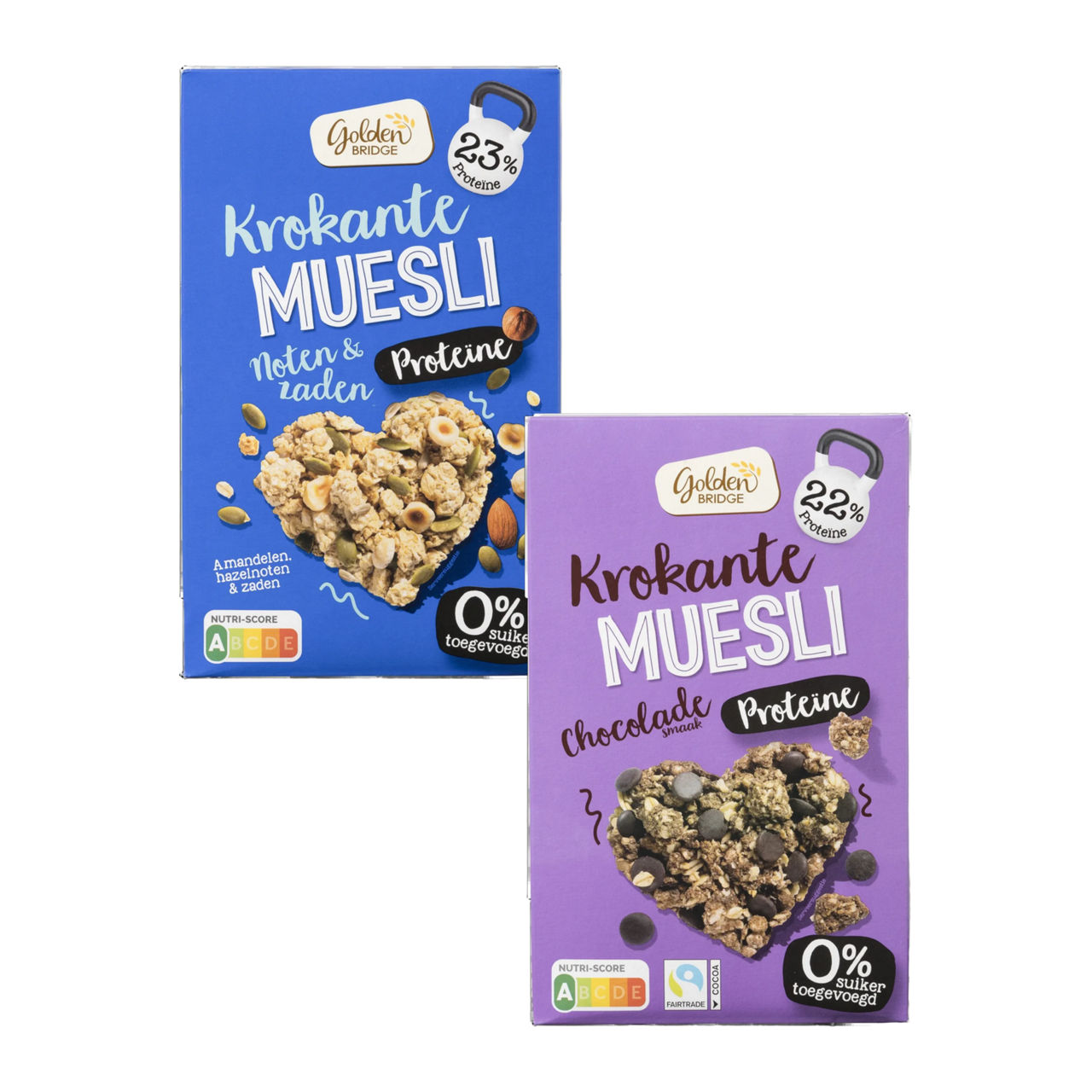 Krokante muesli proteïne