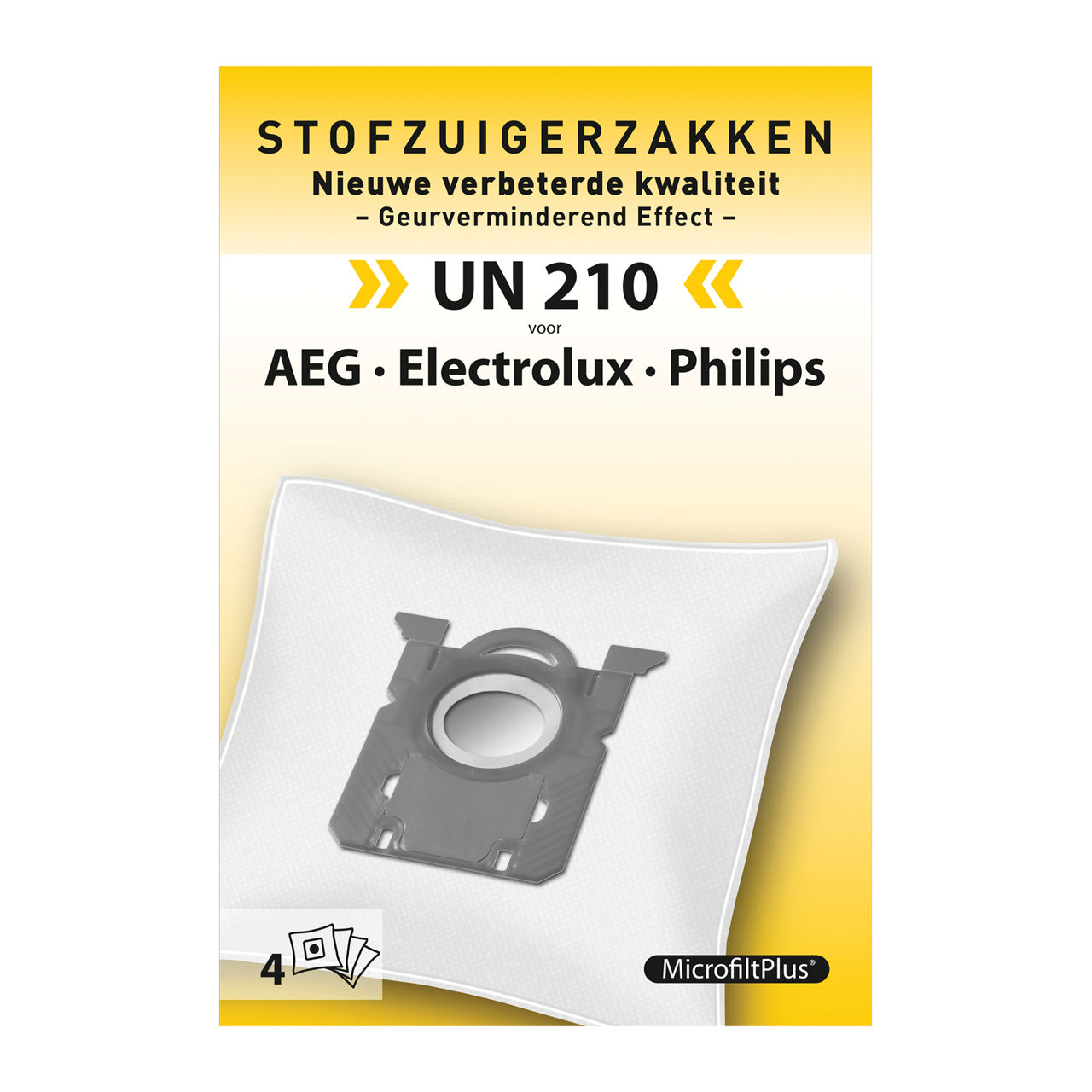 4-pack stofzuigerzakken