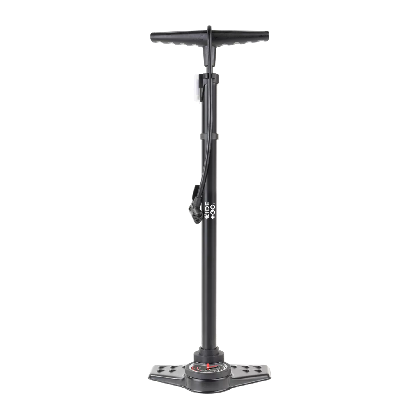 Fietspomp met manometer