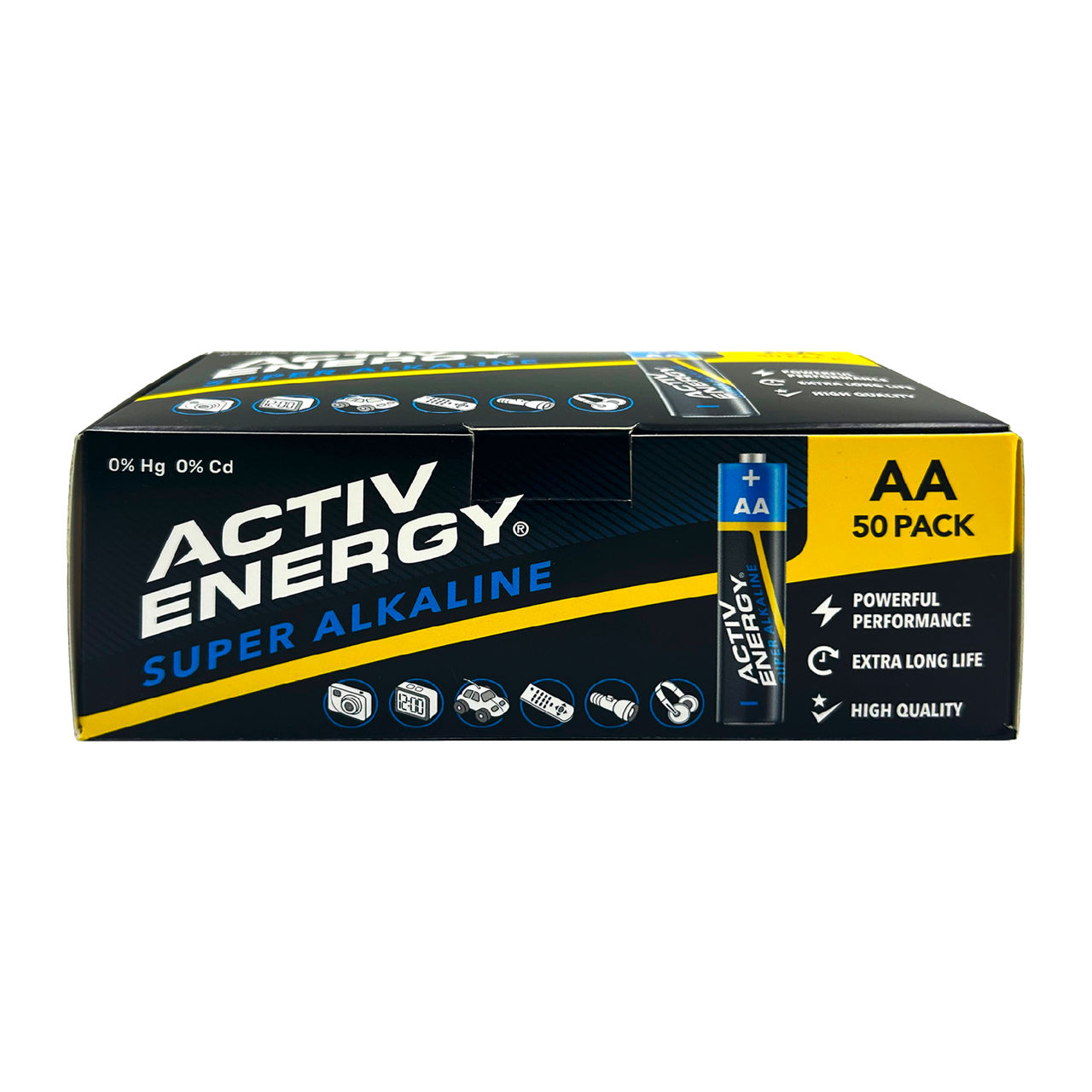 50-pack AA- of AAA-batterijen