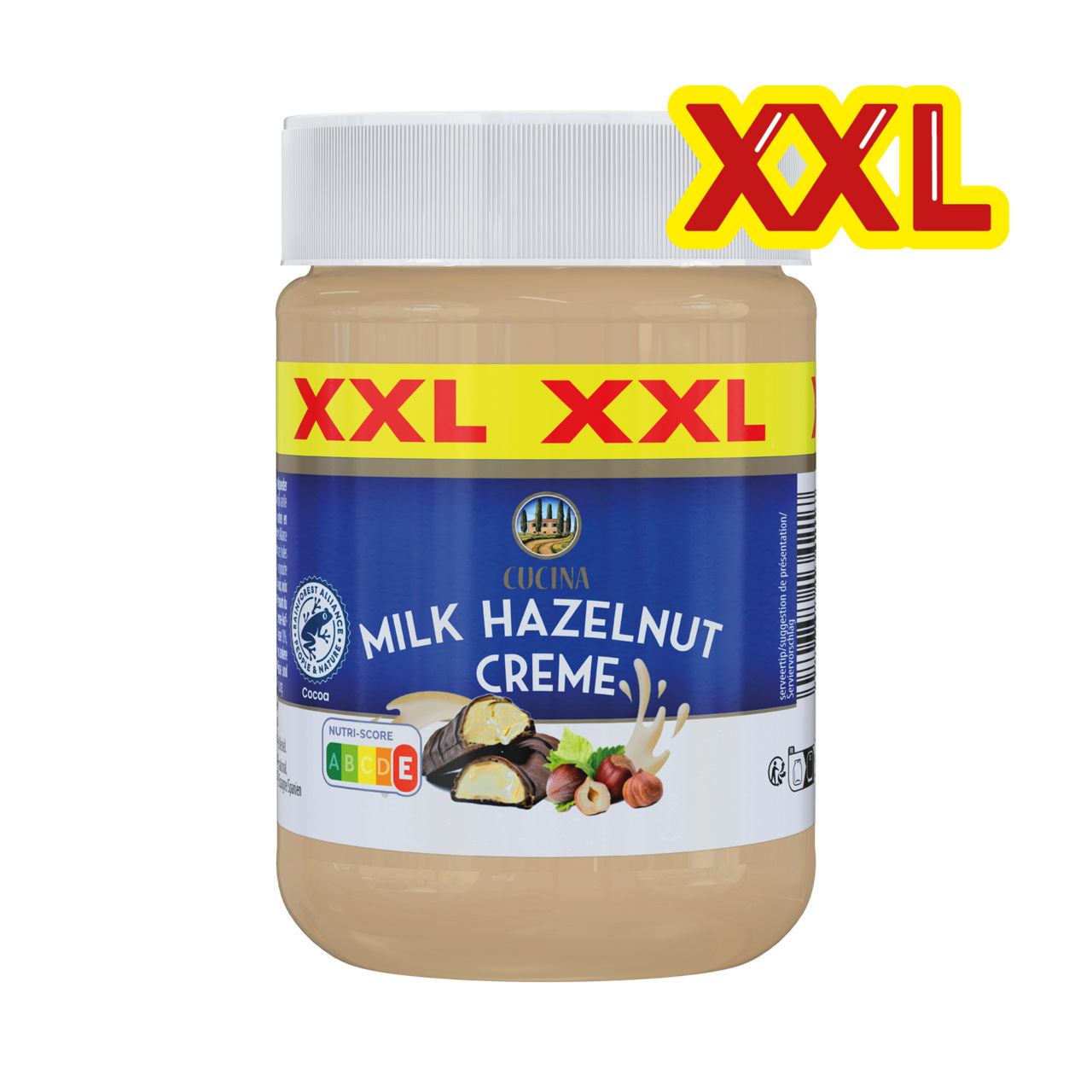 Milk-hazelnut crème