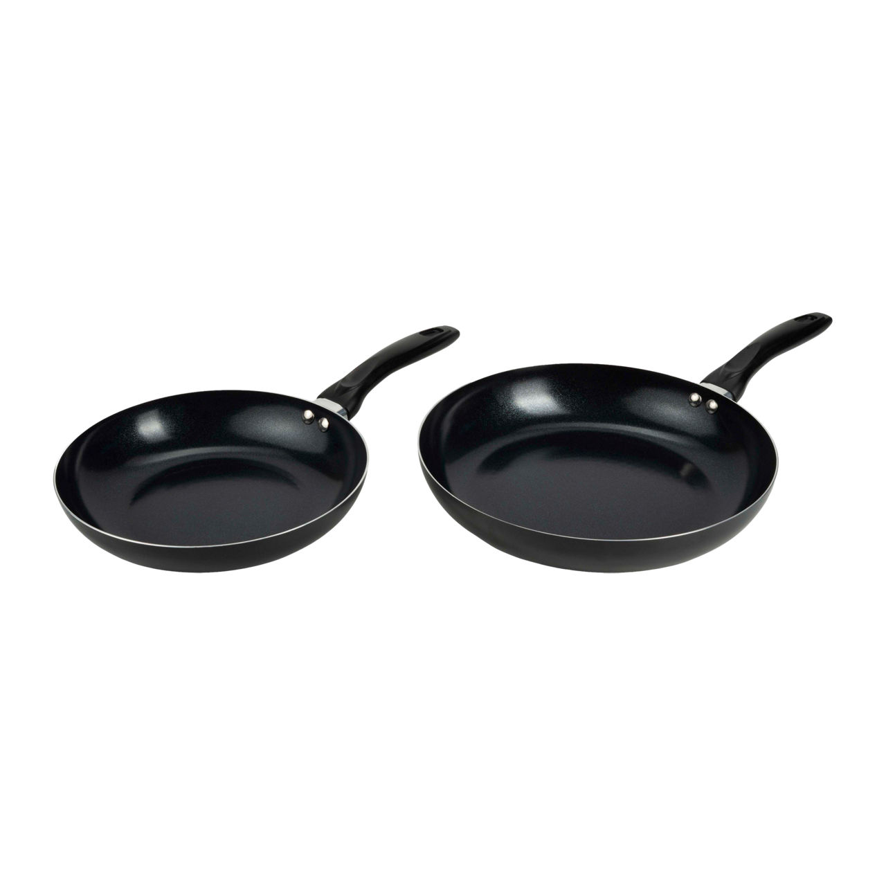 2-pack aluminium koekenpannen