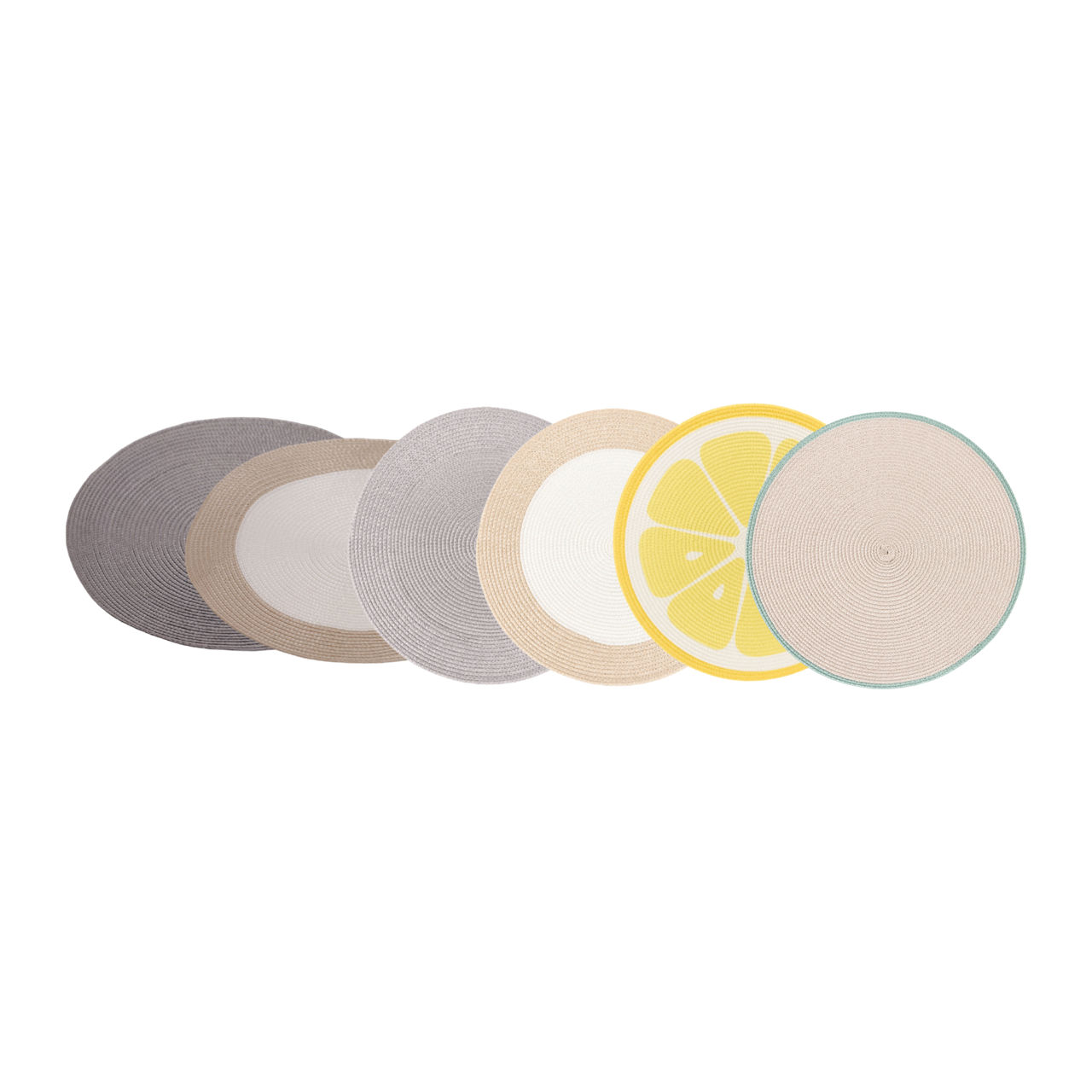 4-pack gevlochten placemats