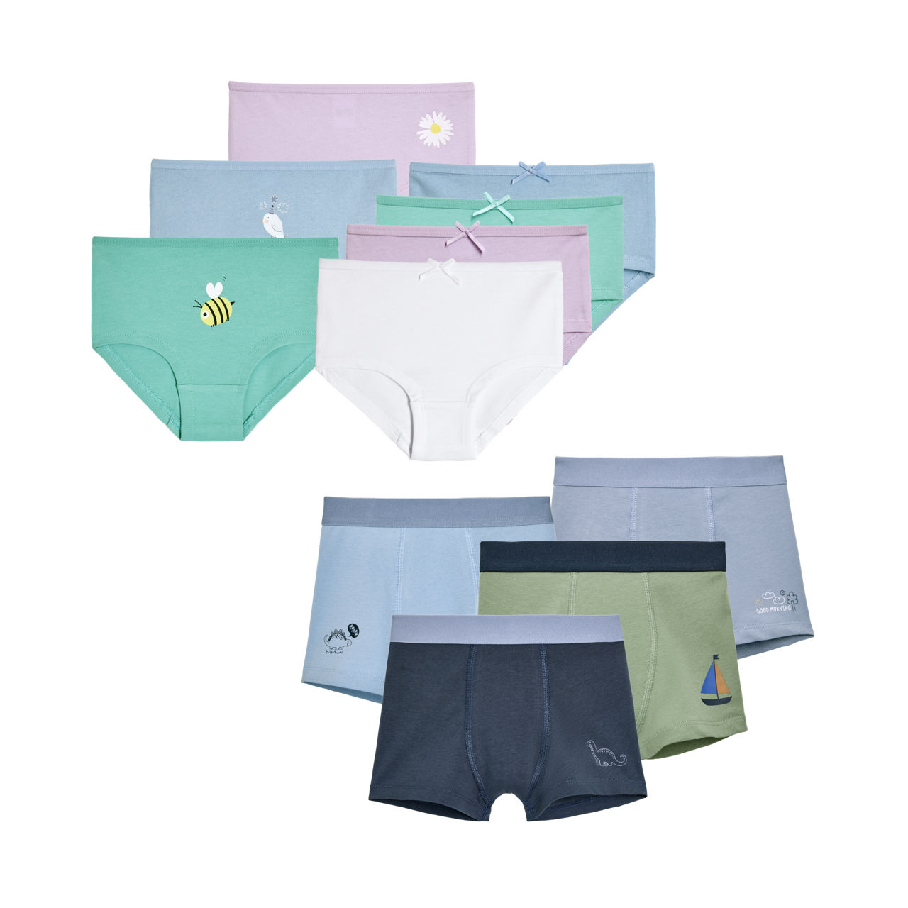 4- of 7-pack ondergoed