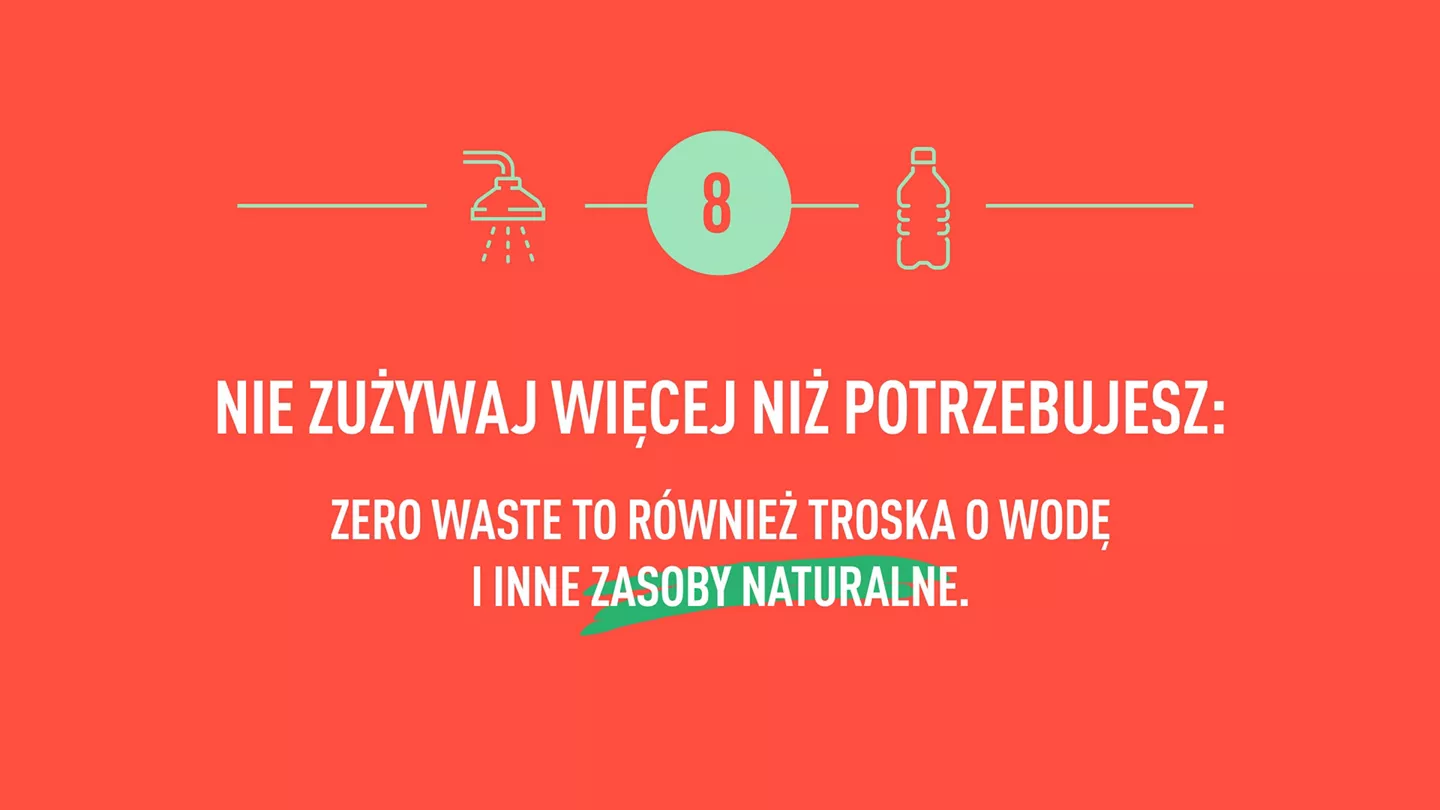 Nie zużywaj więcej niż potrzebujesz