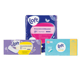 Maandverband, inlegkruisjes, tampons van ALDI