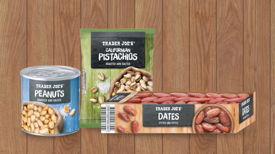 Une large gamme de fruits secs