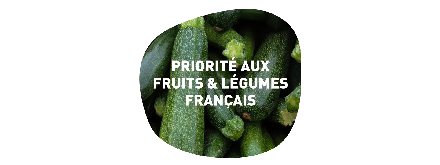 plus de 50% de nos fruits et légumes sont d'origine France