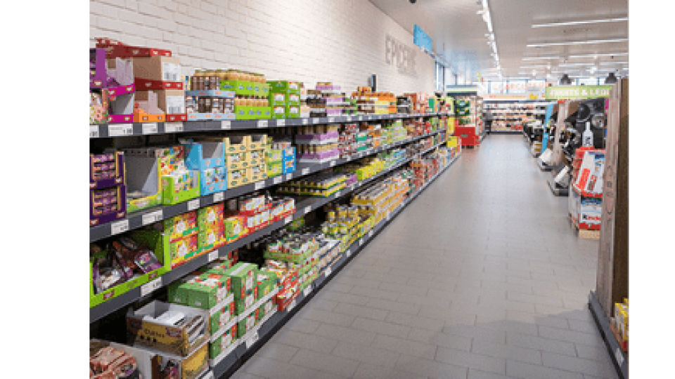 Des allées larges pour circuler plus facilement