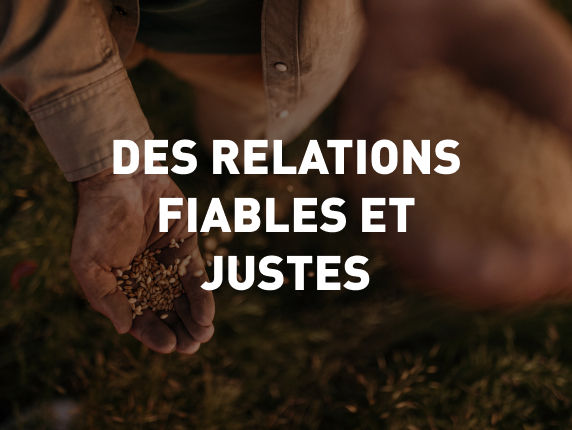 Des relations fiables et justes