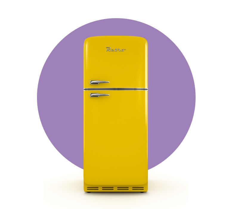 dans le réfrigérateur