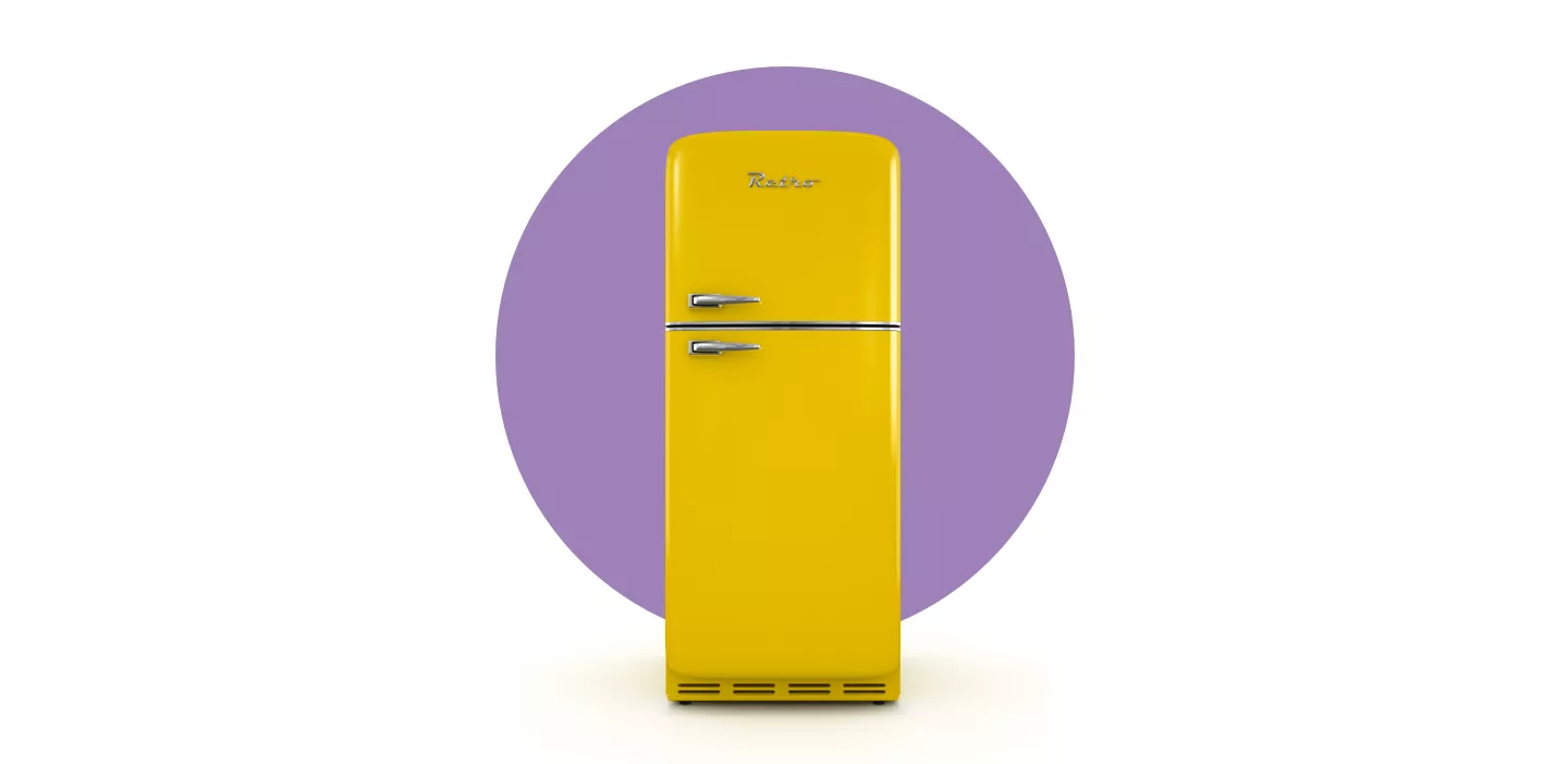 dans le réfrigérateur