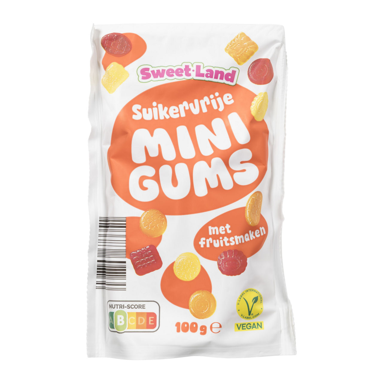 Suikervrije hartjes, mini- of soft gums
