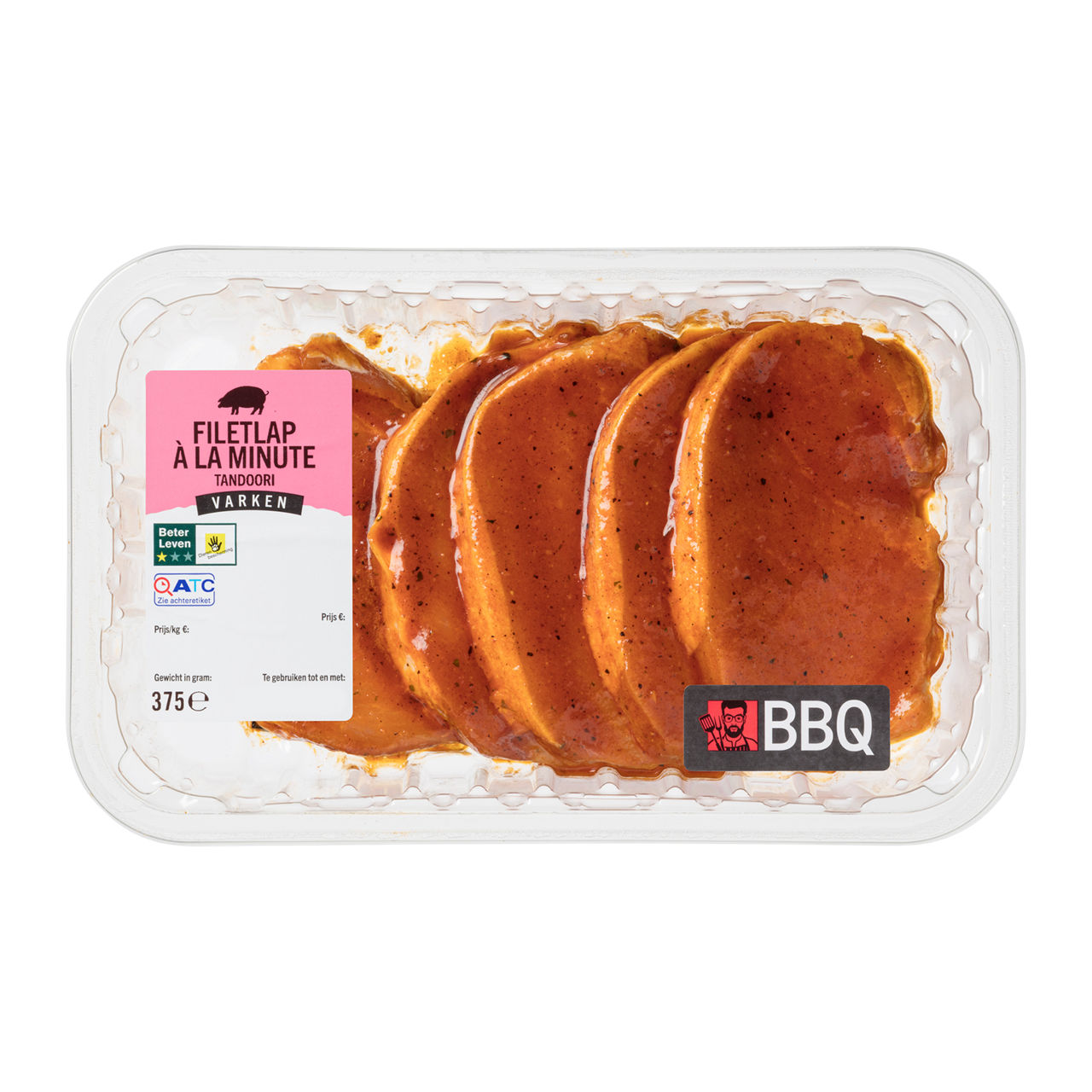 Gemarineerde filetlapjes tandoori