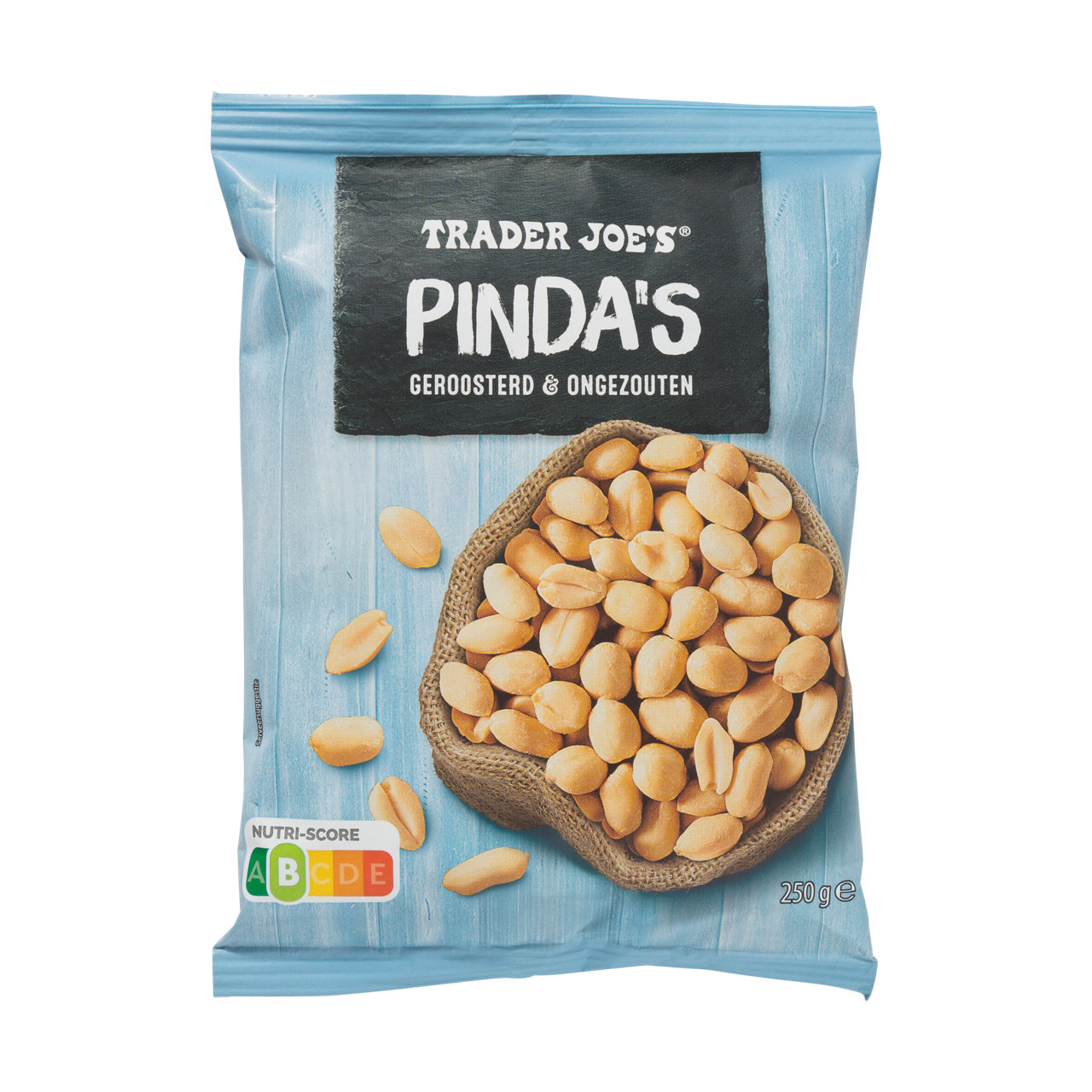 Pinda's geroosterd en ongezouten