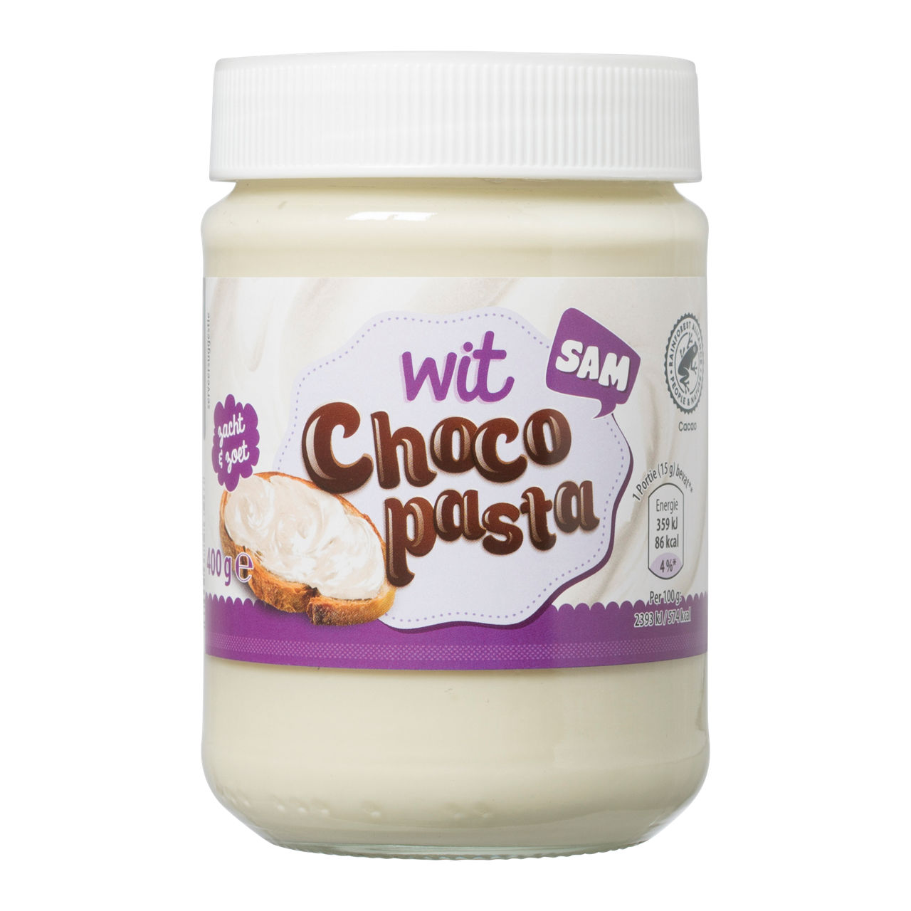 Chocopasta melk, puur of wit