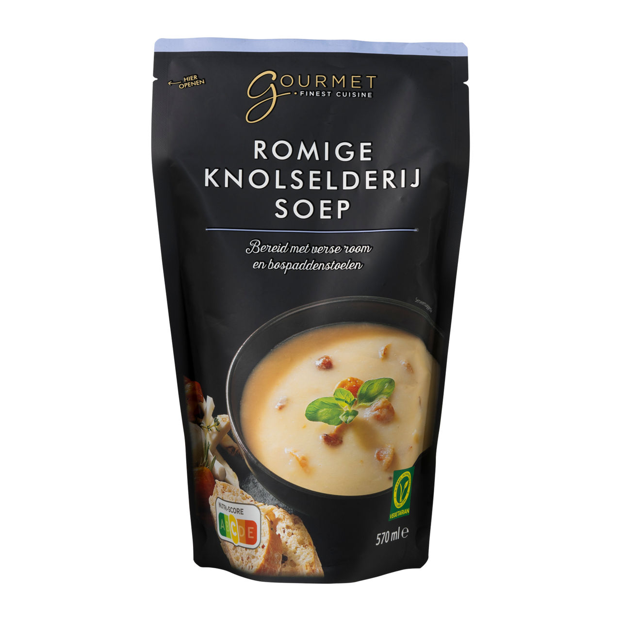 Romige knolselderijsoep