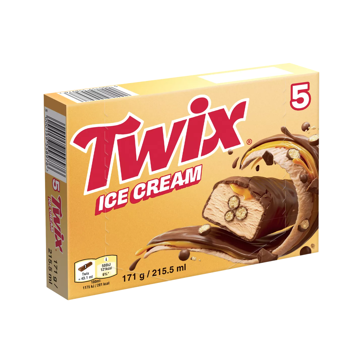 5-pack Mars, Snickers of Twix-ijs