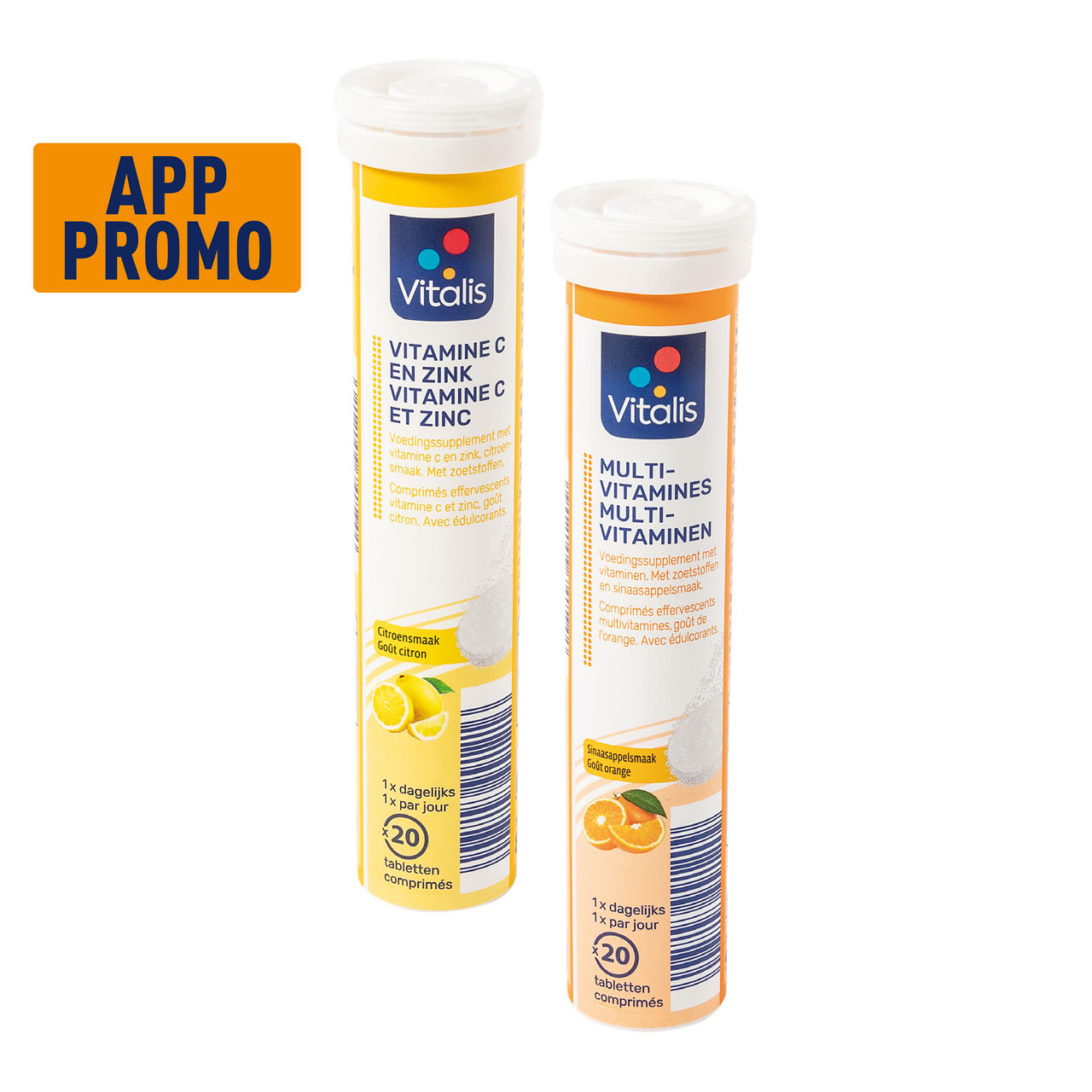 Multinorm Bruistabletten, 20 st. (2 x 20 st., per pak)