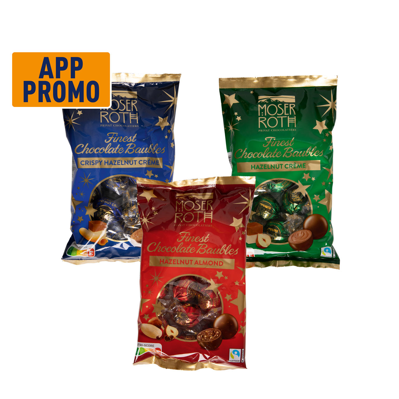 MOSER ROTH Chocoladebollen (150 g)