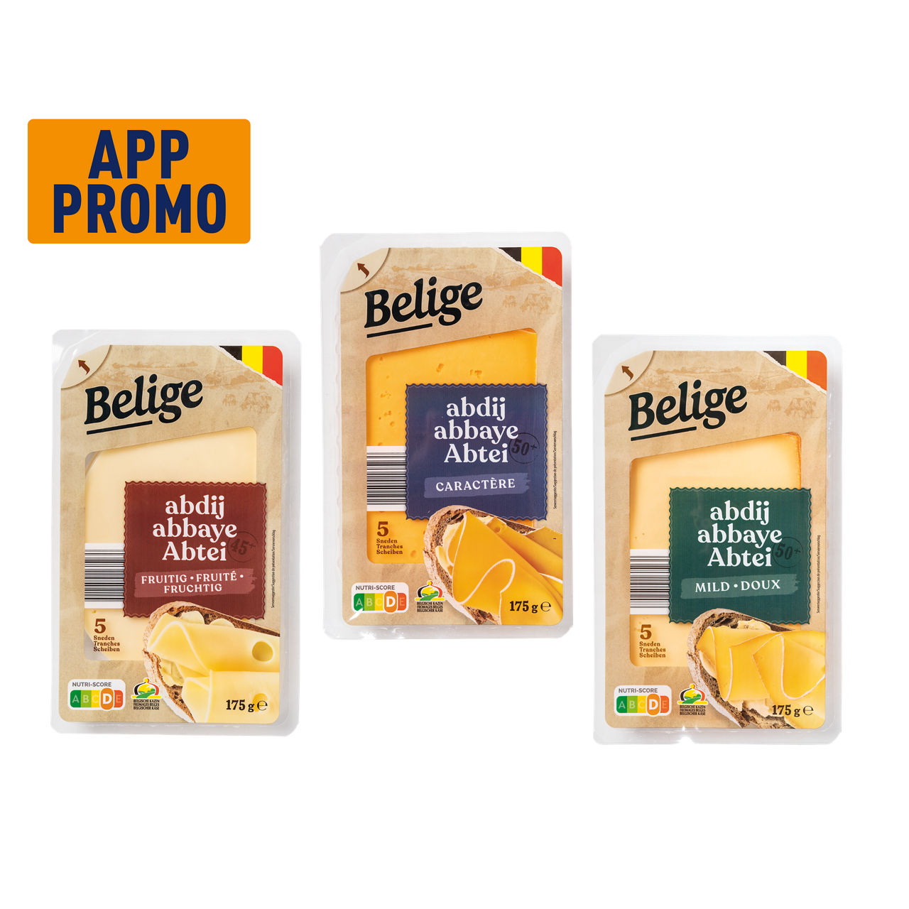 BELIGE Belgische kaas in sneetjes (2 x 175 g)