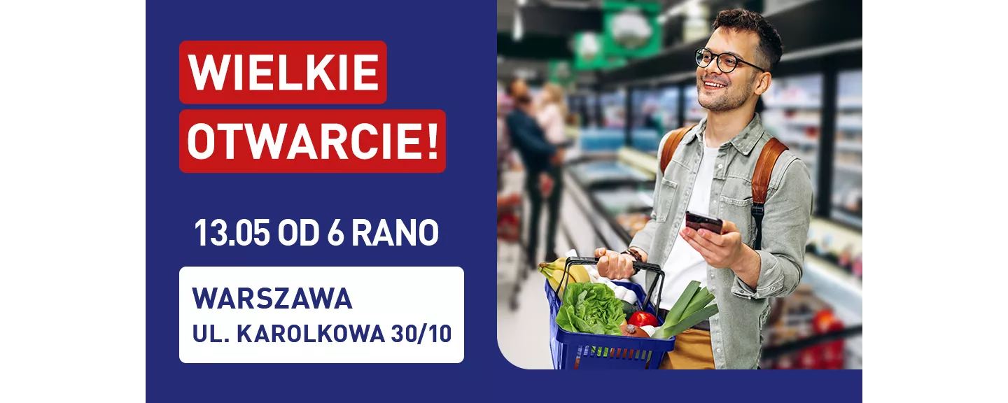 Wielkie otwarcie ALDI w Warszawie, ul. Karolkowa